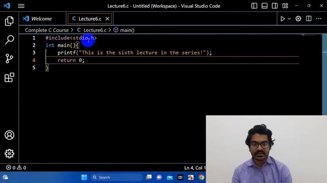 Multiple Lines Comment in C Language in Hindi | Visual Studio : Programming for beginners смотреть онлайн