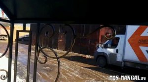 Кованый мангал с крышей "Манго New" для дачи и сада