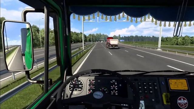 ETS 2 1.47: по мапі України 6.0 з Києва в Чоп на МАЗ 6422 без навігатора (частина 1) смотреть онлайн