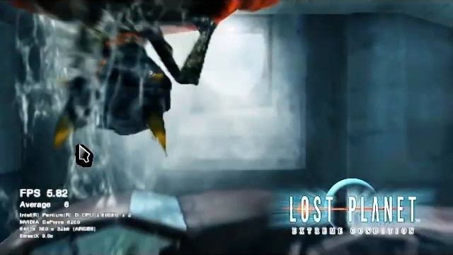 Lost planet Geforce 6200 Test смотреть онлайн
