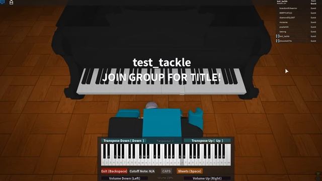 Roblox piano (Minecraft-dry hands) смотреть онлайн