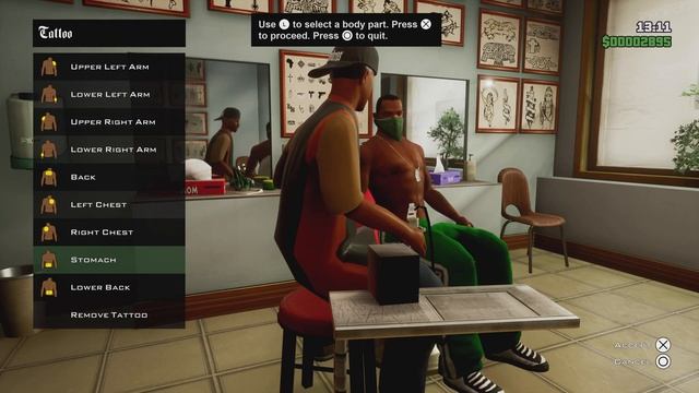 Getting a Tattoo on GTA: San Andreas – The Definitive Edition - Remastered 4K60FPS on PS5 смотреть онлайн