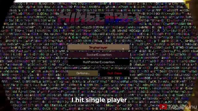 Minecraft's most haunted and scariest version Error 422 unloadable entity смотреть онлайн