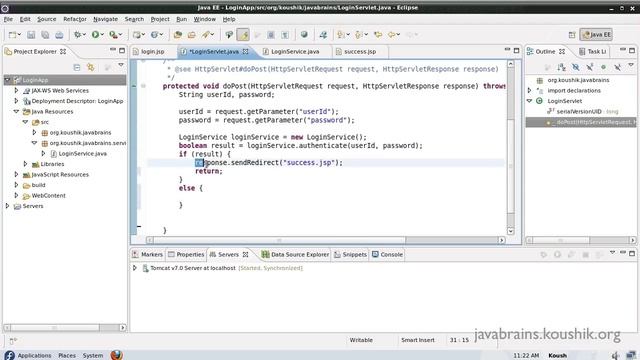 JSPs and Servlets Tutorial 16 Part 2- Writing an MVC Application смотреть онлайн
