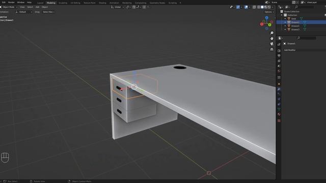Simple Desk in Blender - Free Download смотреть онлайн