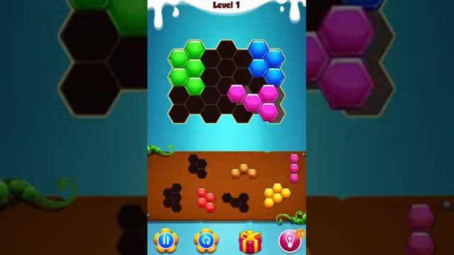 Hexic Puzzle : The Hexagon Block Puzzle HD - GamePlay Preview смотреть онлайн