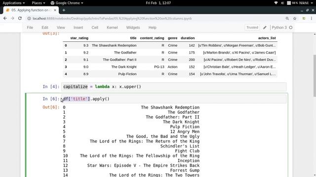 Introduction to Pandas (Part-5) | Applying Functions on Columns смотреть онлайн