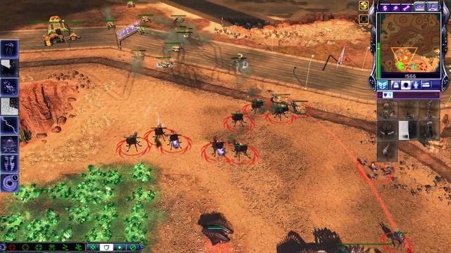 Reaper-17 Ravagers & Hexapod DOIN WORK - Kane's Wrath Battlefront #212 смотреть онлайн