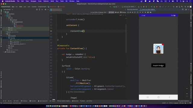 android jetpack compose badge example | jetpack compose badge example | android badge example смотреть онлайн