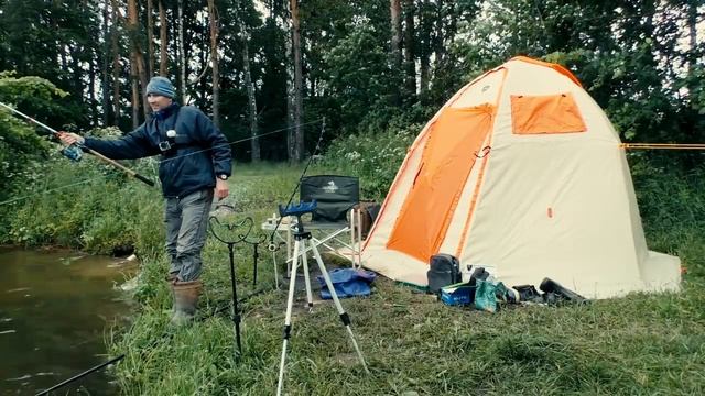 Палатка для рыбалки УП2 мини/Tent for fishing UP2 mini смотреть онлайн
