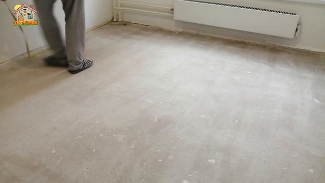 Наливной пол. Подготовка пола к заливке. Грунтовка. Разметка пола. DIY & DACHA Серия 225 смотреть онлайн