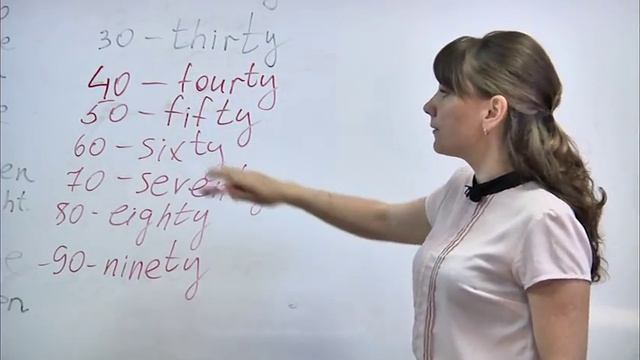 Английский на 5! Урок 6. Тема «Количественные числительные от 10 до 100». Изучаем урок за уроком! смотреть онлайн