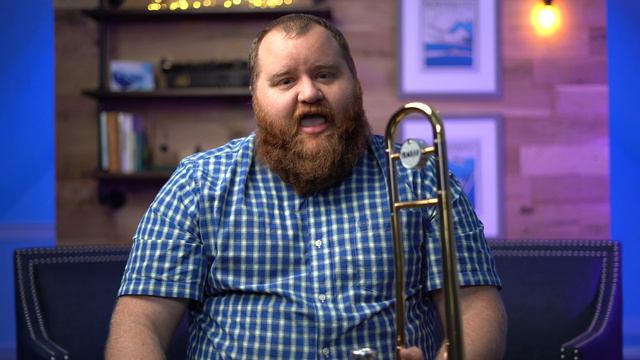 Band Space Trombone Part 3- Learn how to play the Trombone!!! смотреть онлайн