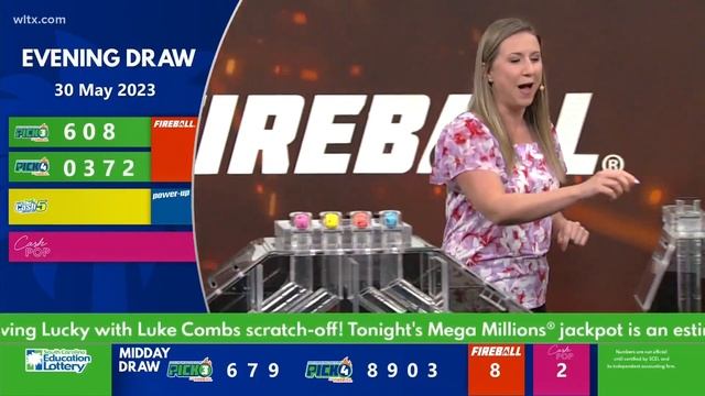 Evening SC lottery results for May 30, 2023 смотреть онлайн