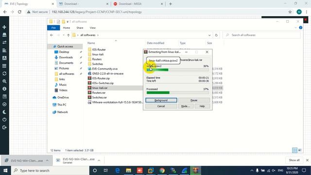 EVE-NG Installation and Configuration in Windows 10 смотреть онлайн