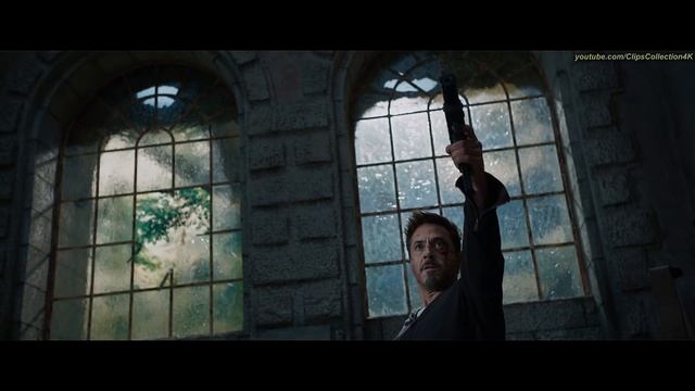 Тони Старк возвращает Свой Костюм(Марк 42). Сцена Бегства | Железный человек 3 | 4K ULTRA HD