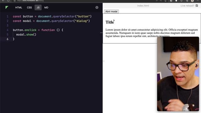 Modal (popup) FACINHO com HTML, CSS e JS - tag dialog HTML 5 смотреть онлайн
