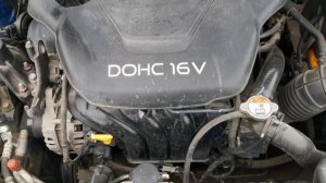 Запуск двигателя G4FG (1.6 KIA HYUNDAI) в мороз на масле Mobil 1 x1 5w30. Пробег 116 тысяч км.