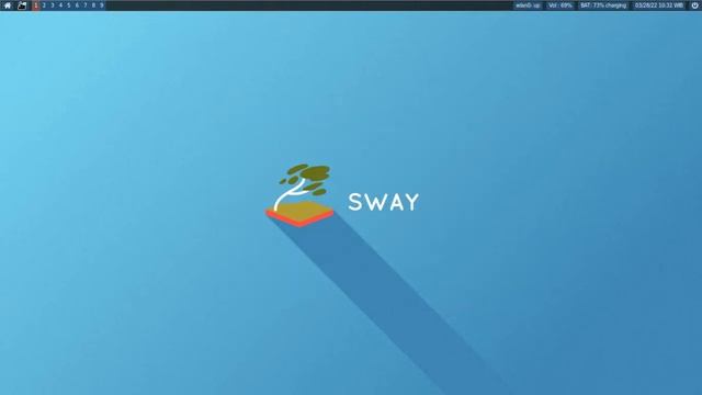 Sway Wayland Compositor on alpine linux. смотреть онлайн