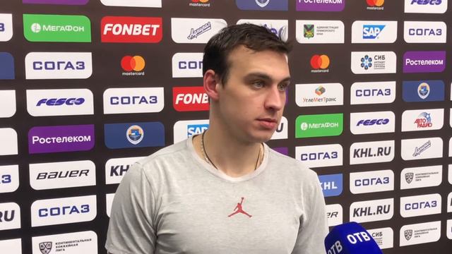 Иван Мищенко подвел итоги непростого матча со СКА смотреть онлайн