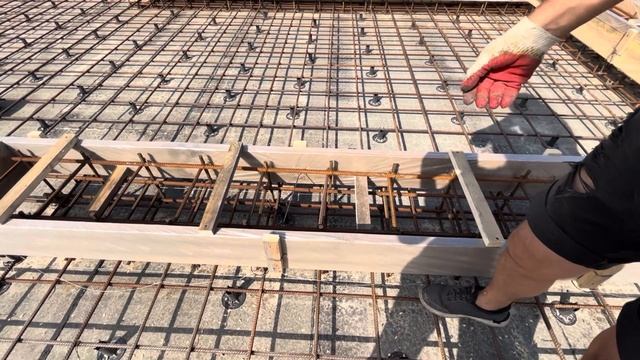 Парящая Ш-образная опалубка своими руками для фундаментный плиты и ростверка