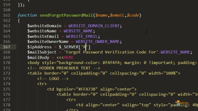Preparing & Designing Forgot Password Email UI | Social Media Restful API Development With PHP | #8 смотреть онлайн