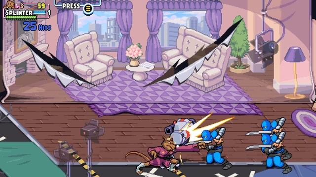 Teenage Mutant Ninja Turtles Shredder's Revenge Character MASTER SPLINTER Review Gameplay 4k dtsx. смотреть онлайн