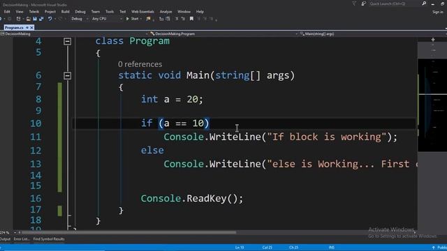 C# If Else Decision Making in Urdu/Hindi lecture-11 смотреть онлайн