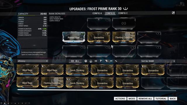 [U20] Warframe - Power Efficiency - Streamline on Rank 4, Why? | N00blShowtek смотреть онлайн