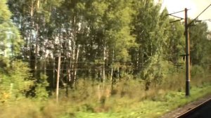 От Кирова до Перми вид из окна поезда