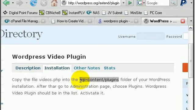 Profits.CC Expert Blogging Tutorial: Installing WordPress Plugins (Resell Rights) смотреть онлайн