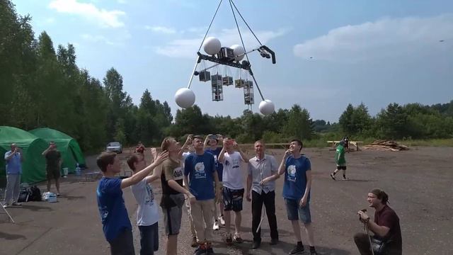 Стратосферные испытания спутника. смотреть онлайн