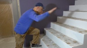 Качественный монтаж деревянных ступеней на бетонное основание!