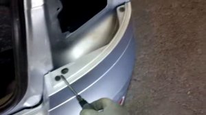 шкода актавия снятия заднего бампера