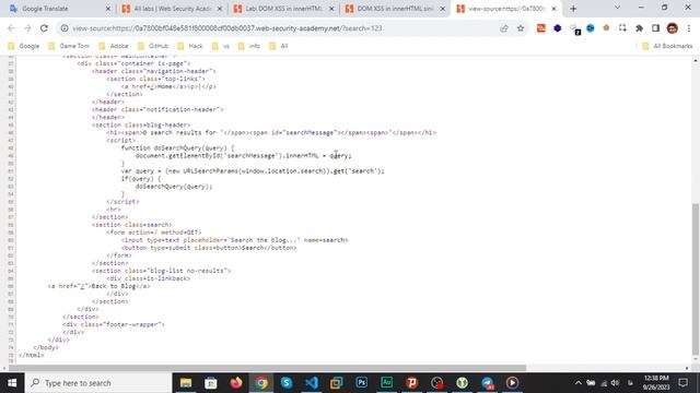 DOM XSS in innerHTML sink using source location.search #4 - APPRENTICE смотреть онлайн