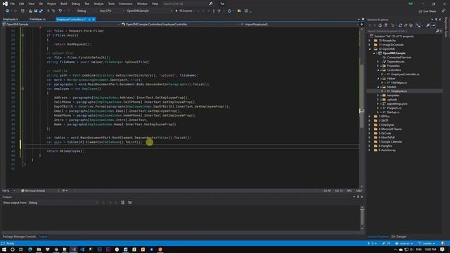ASPNET CORE | OPENXML IMPORT, EXPORT DOCX FILE смотреть онлайн