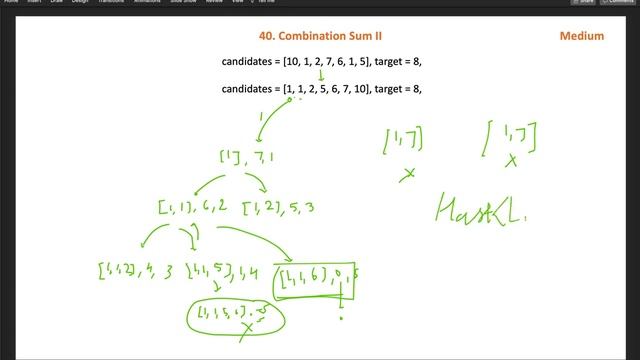 combination sum ii | combination sum ii leetcode | leetcode 40 | backtracking | Facebook Amazon смотреть онлайн