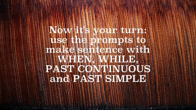 Language structures series - the past continuous and the past simple combined (with WHILE and WHEN смотреть онлайн