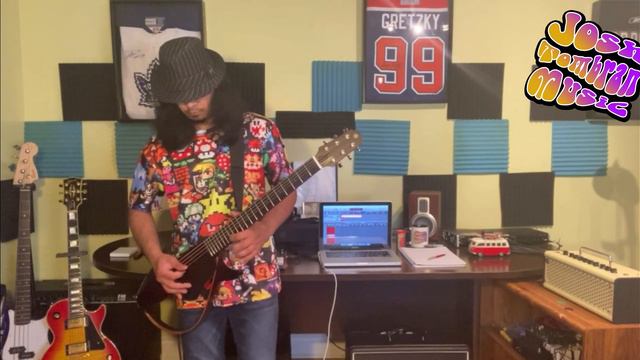 WWE SmackDown | Shinsuke Nakamura Theme Song (The Rising Sun) | Guitar Solo by Josh Tombran Music смотреть онлайн