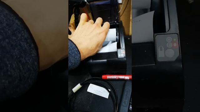 КАК заменить ленту в принтере чеков смотреть онлайн