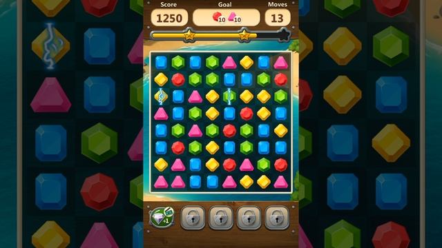 Jewel Rush - Free Match 3 & Puzzle Game - Gameplay Part 1 Levels 1-12 (Android, iOS) All Levels смотреть онлайн