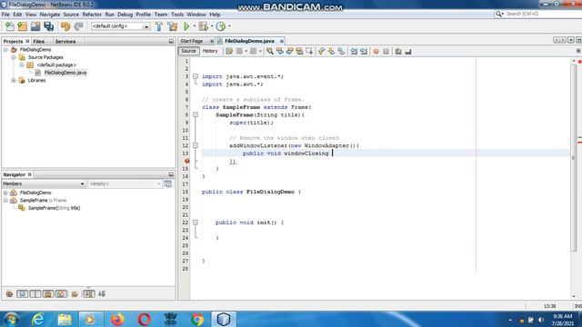 Java the complete Reference Ninth Edition (Chapter 26) Example (19) FileDialog смотреть онлайн