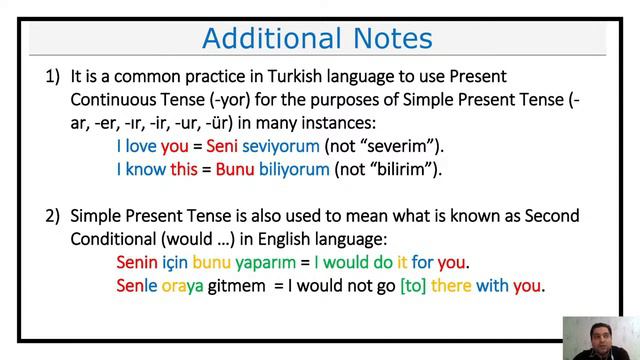 Simple Present Tense (Geniş Zaman) in Turkish Language (Grammar Lesson #4) смотреть онлайн