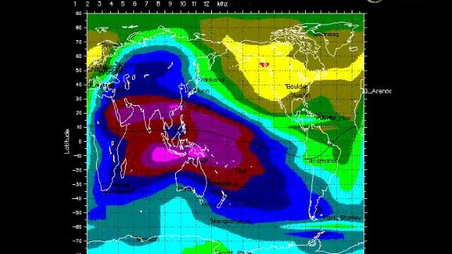 Global Ionospheric foF2 Map December 16 ~ 31, 2013 смотреть онлайн