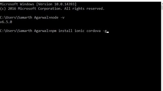Getting Started with Ionic v2/v3 and Parse Server : Installing Ionic and Cordova смотреть онлайн