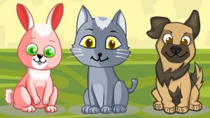 ВЕСЕЛЫЕ ИГРЫ ДЛЯ ДЕТЕЙ  КОРМИМ СОБАЧКУ, ЗАЙКУ И КОТЕНКА С ГОВОРЯЩИМ КОТЕНКОМ АБИ ИГРА ДЛЯ ДЕТЕЙ #145