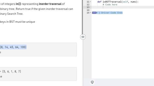 Binary Search Trees GFG Python смотреть онлайн