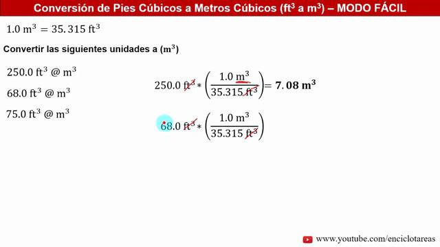 Pies Cúbicos a Metros Cúbicos (ft3 a m3) - PARTE 3 смотреть онлайн