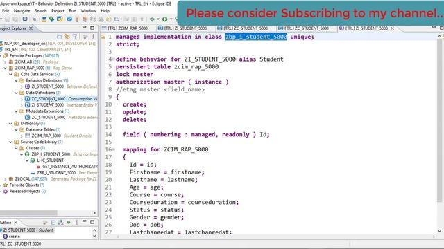 Part 3 : ABAP Restful Application Programming Model (Creating Fiori App) смотреть онлайн