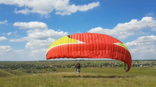 Как правильно поднимать параплан | Параплан обучение | Урок №3